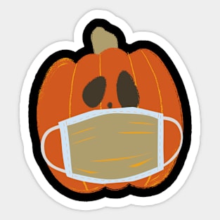 The Masked Pumpkin Sticker